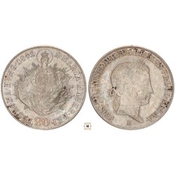 V. Ferdinánd 20 krajcár 1842 B